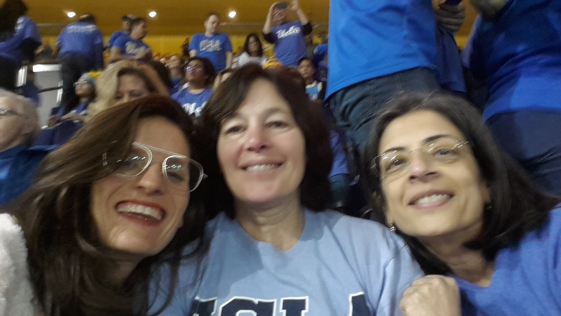 Tabea at UCLA Basketball Game