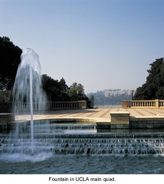 Fountain in main quad