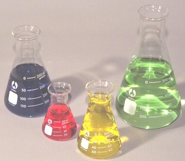 Laboratory glassware instruments. Equipment for chemical lab