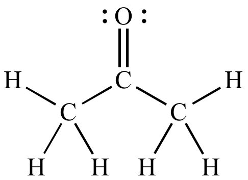 Acetone Lewis Structure.