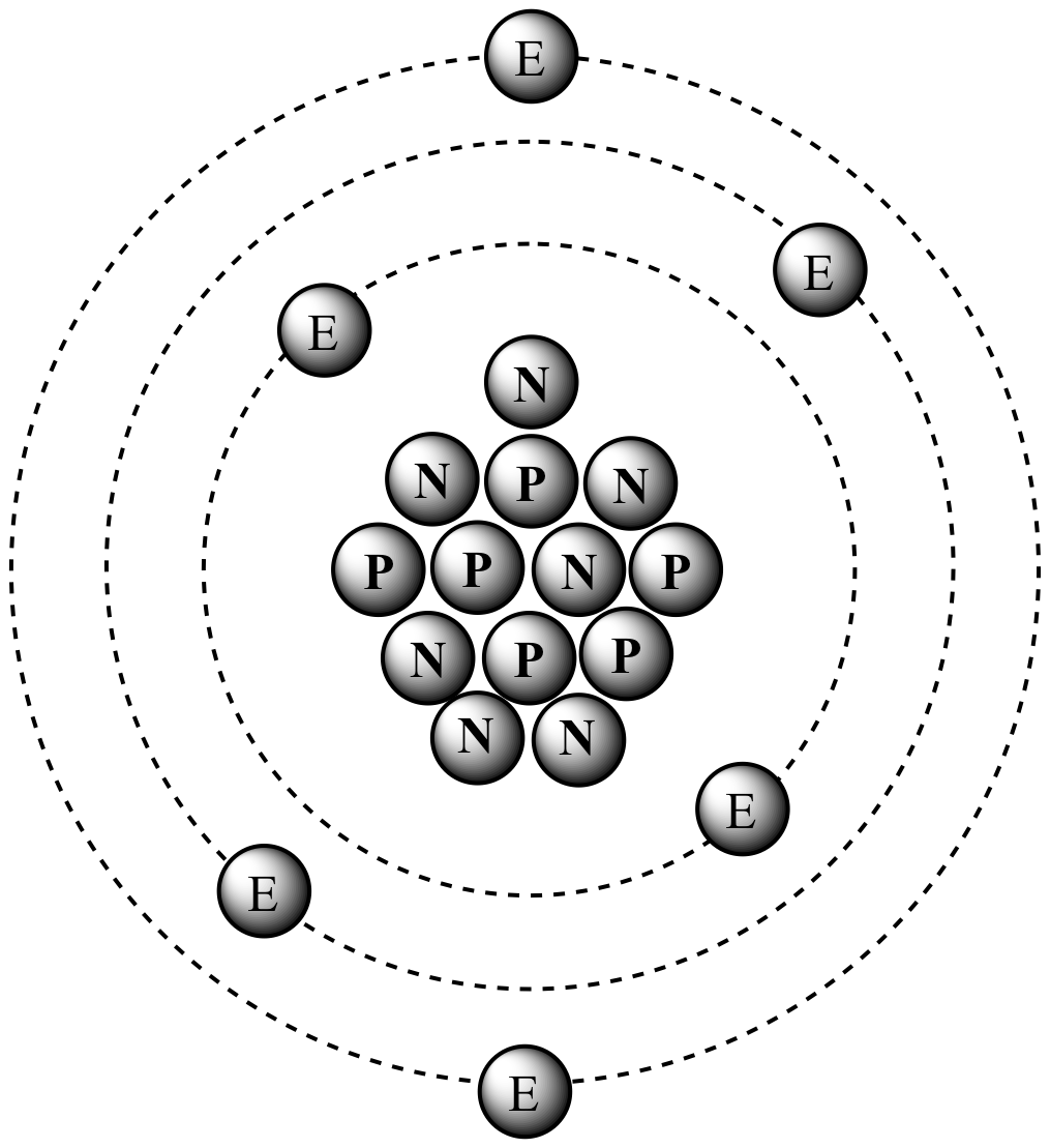 Carbon-14, atomic structure - Stock Image - C047/5352 - Science